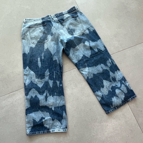 ASOS CURVE TYEDYE JEANS - Picture 7 of 7